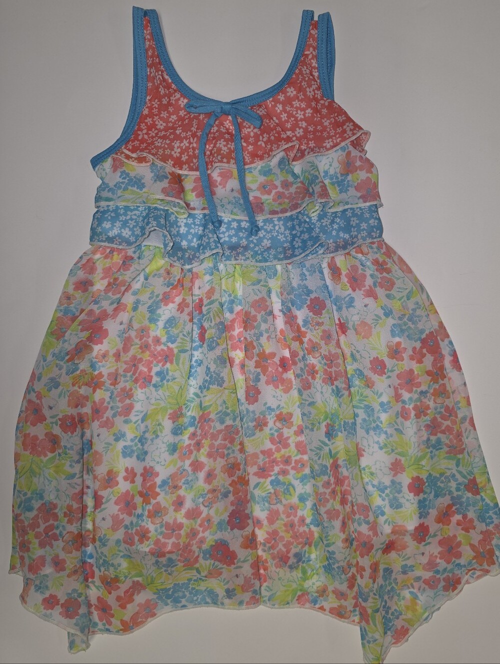 Jona Michelle Layered Summer Floral Dress